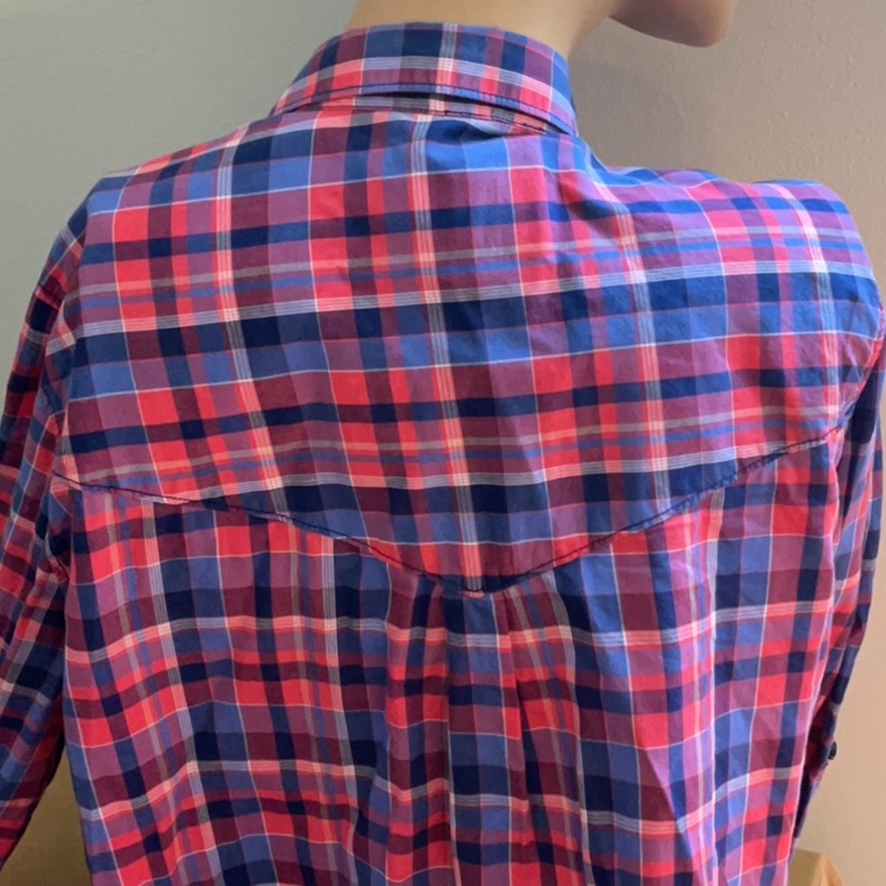 Express Boyfriend Button Down Blouse - image 6